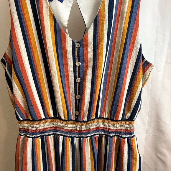 Apt. 9 Multicolor Striped Jumpsuit Size XL - Picture 2 of 5
